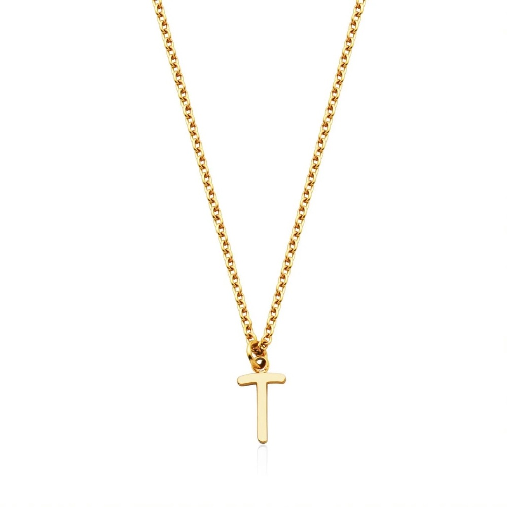 SteelX ‘T’ initial necklace